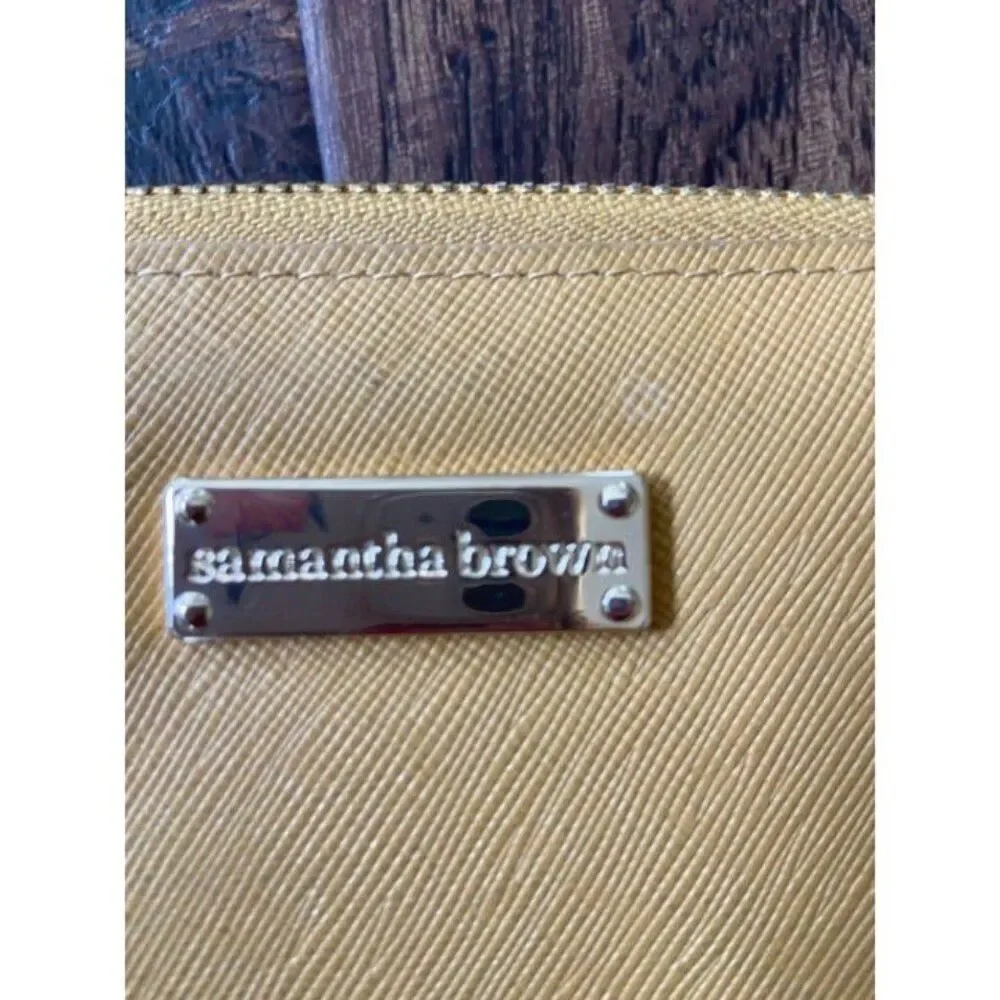 Samantha Brown Mustard Yellow RFID Wallet